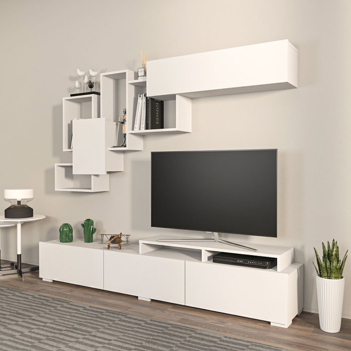 Hanah Home Mueble para TV Amor - Blanco